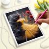 Pearl Painting Beauty and The Beast Pearl Artwork Can Be Used for Wall Decoration Handmade Gift for Home and Office Environment