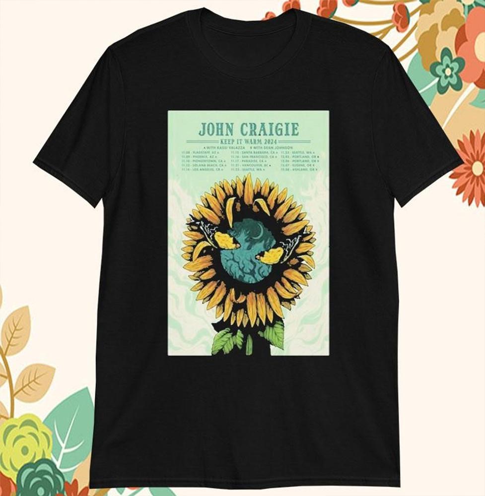 John Craigie Tour 2024 Keep It Warm Shirts Size S-5XL Unisex T-Shirt S