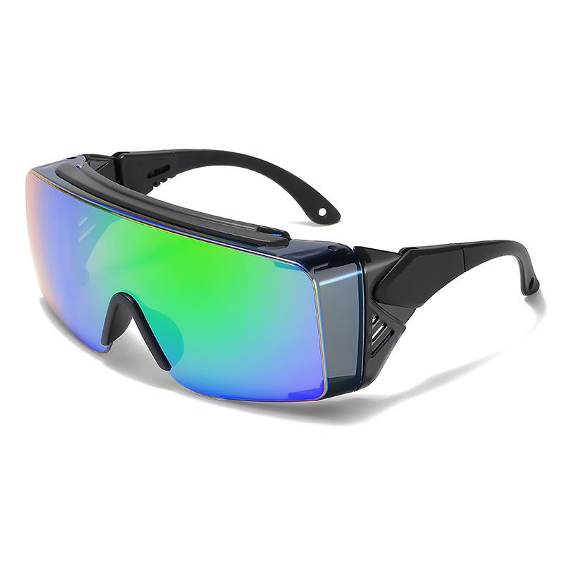 Non-polarized Safe Protection Glasses for Work Telescopic Adjust High Definition Ventilate Windproof Windproof Sunscreen Men Women Goggles