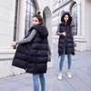 Medium and long down cotton vest women's autumn and winter new loose outer vest cotton jacket