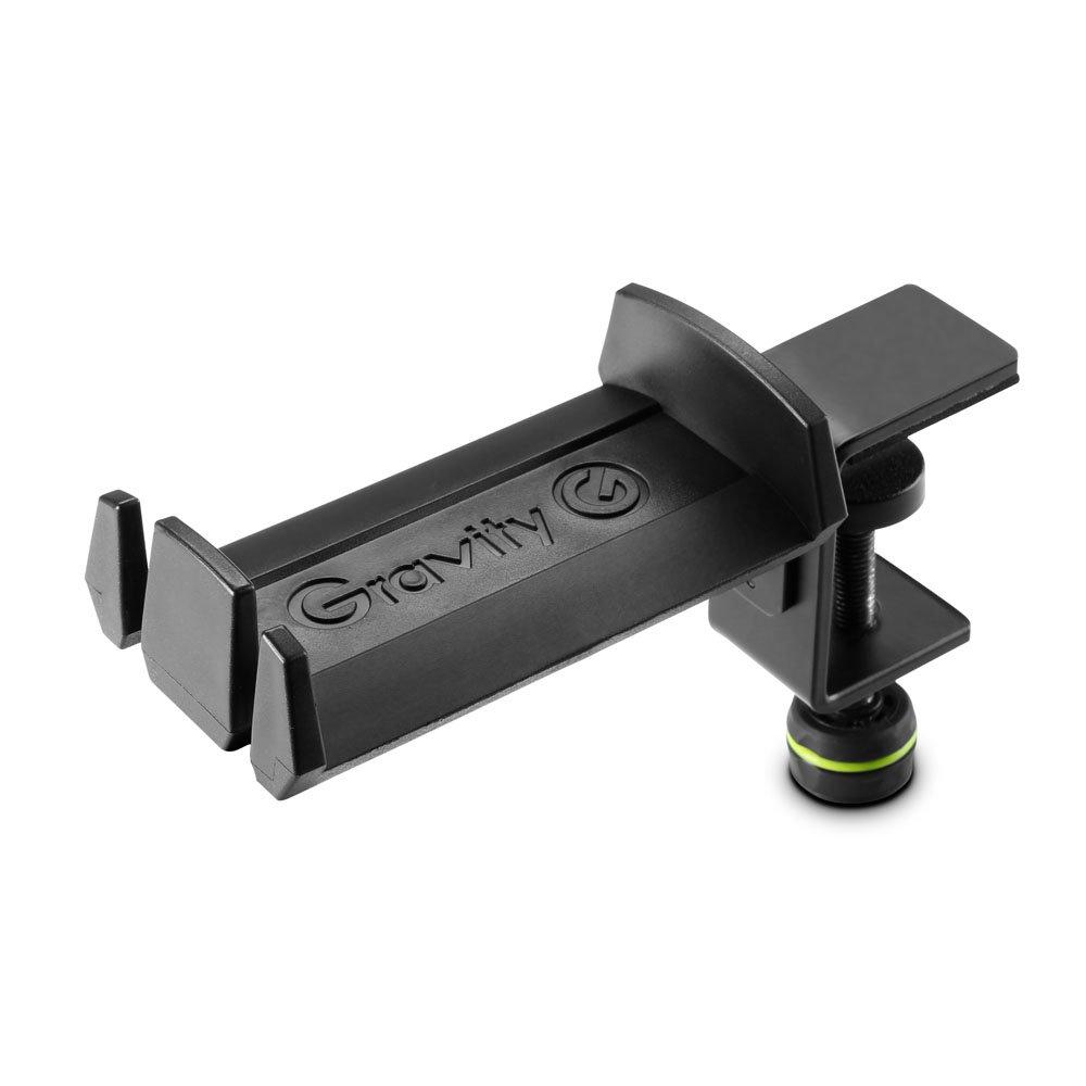 Gravity Monitor Headphone GHPHTC01B Desk-Mounted Hanger, Black,