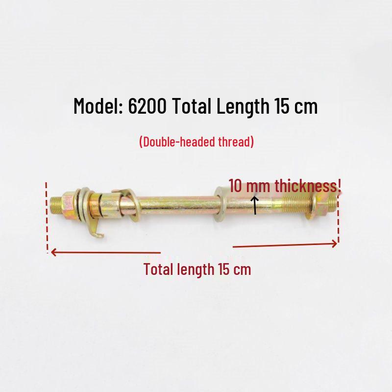Electric Vehicle Tricycle Front Axle Rod 6200/6201/6302 for Electric Bicycle Metabo