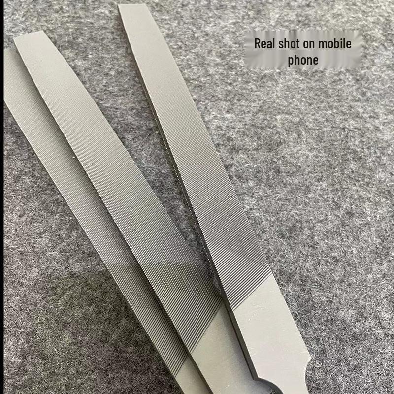 Carbon Steel Flat File Set: Coarse, Medium & Fine Tooth (4100–18450mm) for Metal Grinding