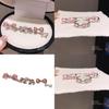 Jewelry Butterfly Bow Ring Set With Rhinestones For Women Fashion Accessories