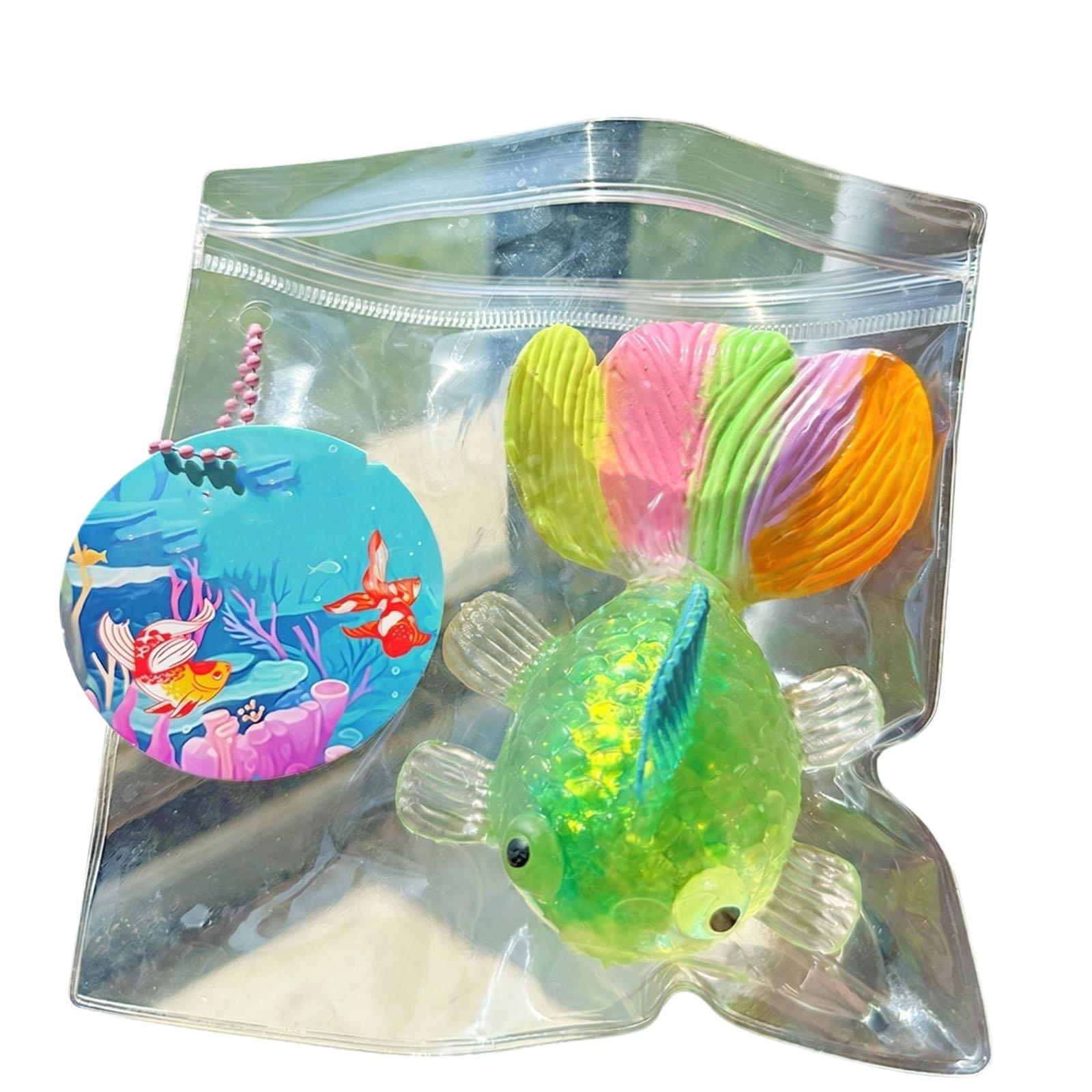 

Soft Squeeze Fish Shaped Stress Relief Toy Slow Rising Squishy Sensory Fidget Toy for Anxiety and Focus Relief One Size зелений