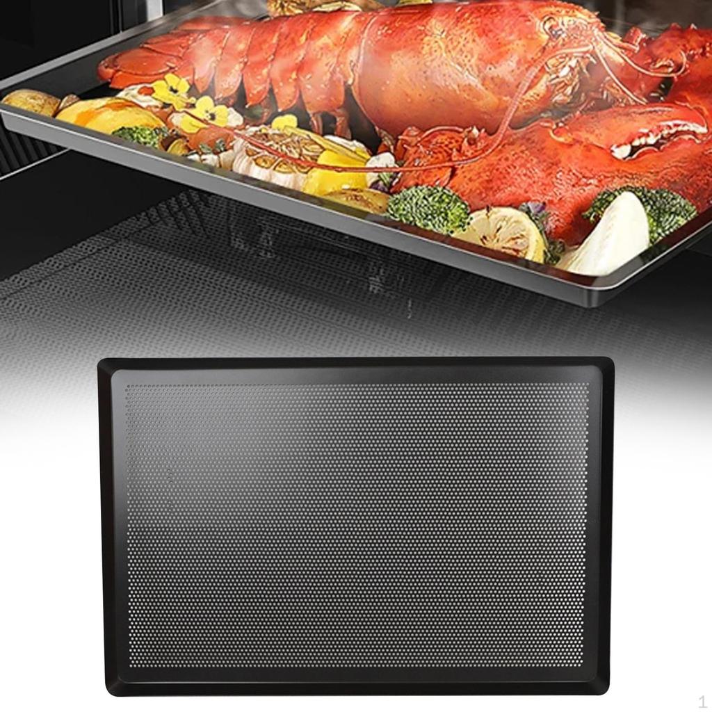 Aluminium-Lochblechpfanne, Backblech, Backblech, leicht zu reinigen, zum Backen von Keksen