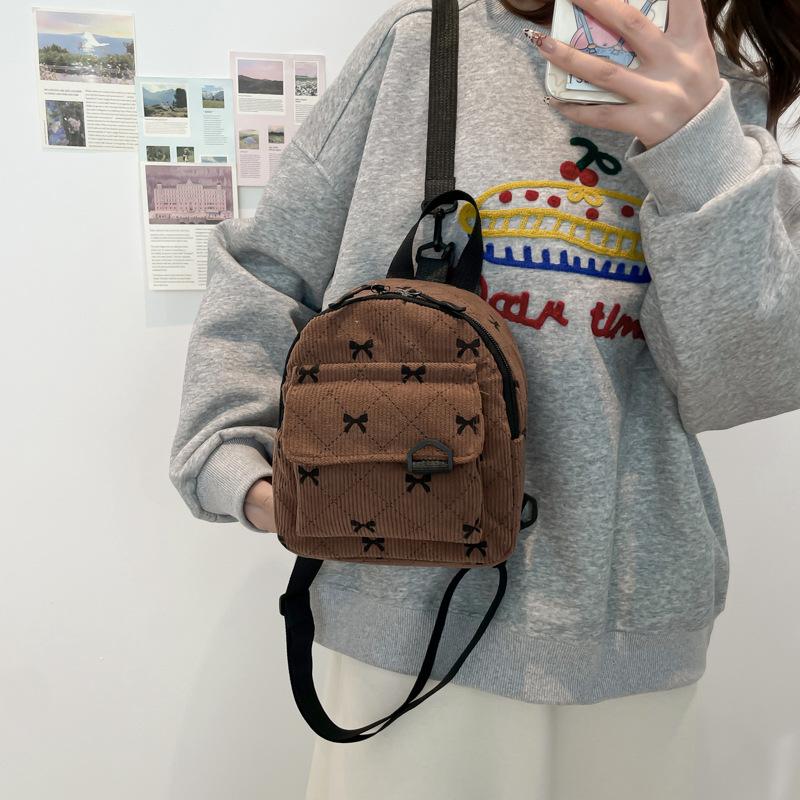 Rucksack hoher Wert Schleife kleine Tasche neues Mädchen große Kapazität lässiger Rucksack