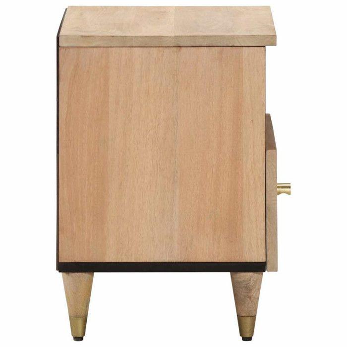 VidaXL Bedside Tables 2 Pcs, Bedside Cabinets with 2 Drawers, Nightstands with Legs, Bedroom Nightstands, Modern, 358255