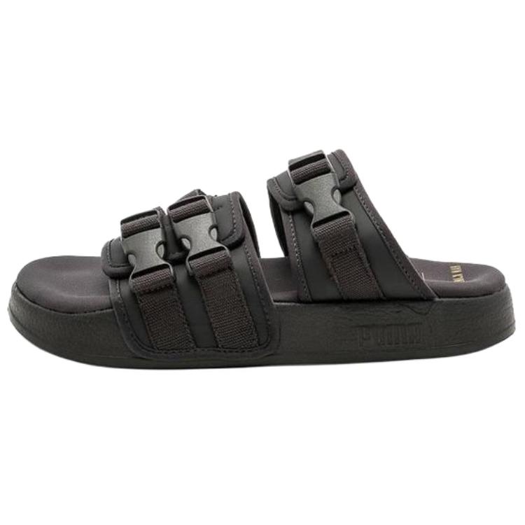 Puma Leadcat Versatile Comfortable Slide Sandals Women footwear Black 366484-05 37