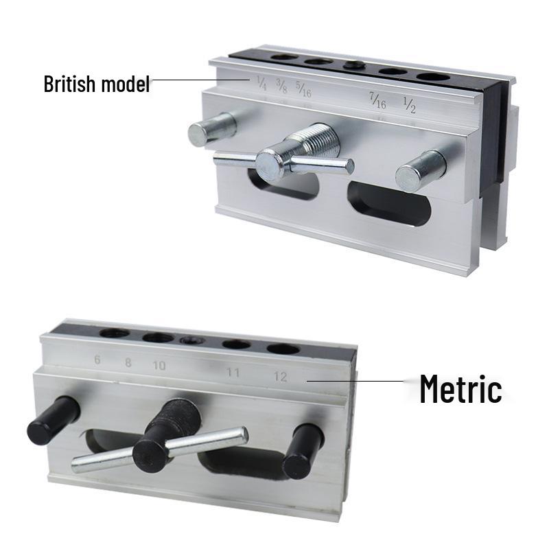 Wooden Board Vertical Drilling Locator & Pin Guide Fixture