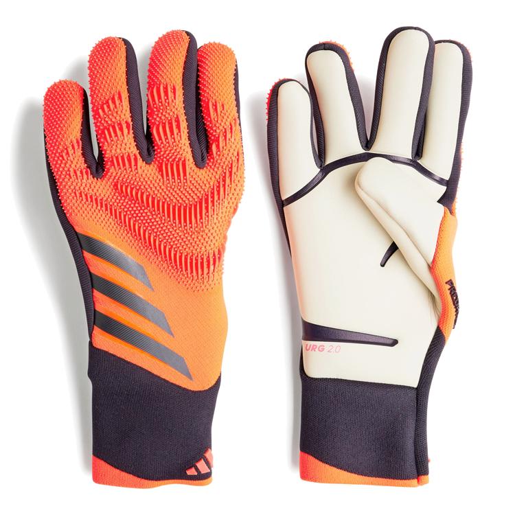 Adidas Recycled Polyester, Elastane, Polyamide, Foam Latex, Silicone Gloves Unisex Orange IS7586 10
