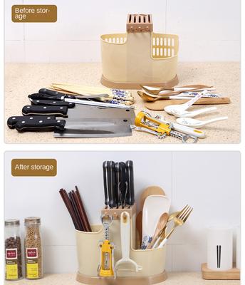 Kitchen Home Draining Rack Cutlery Tableware Plastic Chopstick Spoon Fork Storage Holder Storage Draining Rack Multifunction