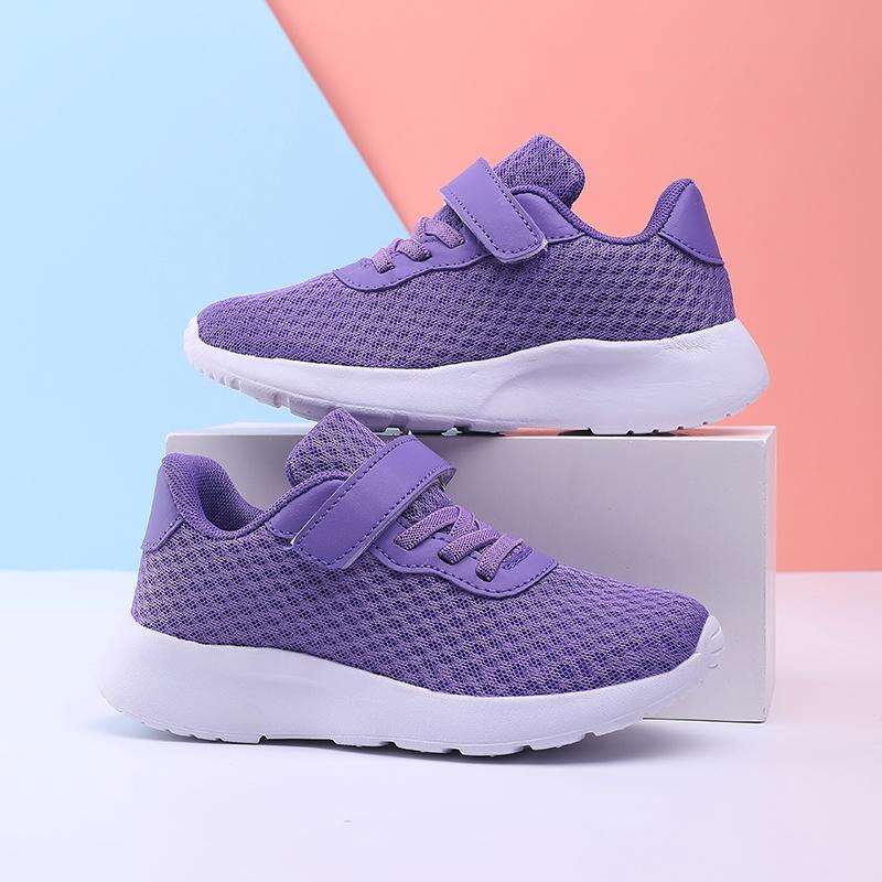 Fashion Boys and Girls Sneakers Ultra Soft Children's Casual Shoes Solid Color Mesh Breathable Non Slip Running Shoes Low Price