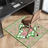 1pc AKA Logo Print Area Rug - Soft, Washable Non-Slip Indoor Mat for Office Chairs, Living Room, Home Office Decorative Rug