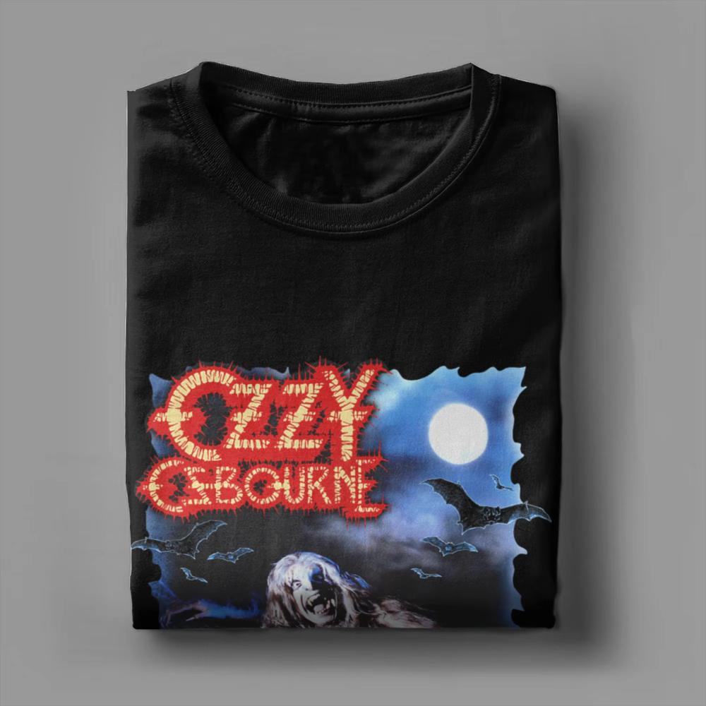 Funny 40 Years of Heavy Metal Rock Ozzy Osbourne Cotton TShirt for Men Women Crew Neck T Shirt Short Sleeve Tees Plus Size Tops