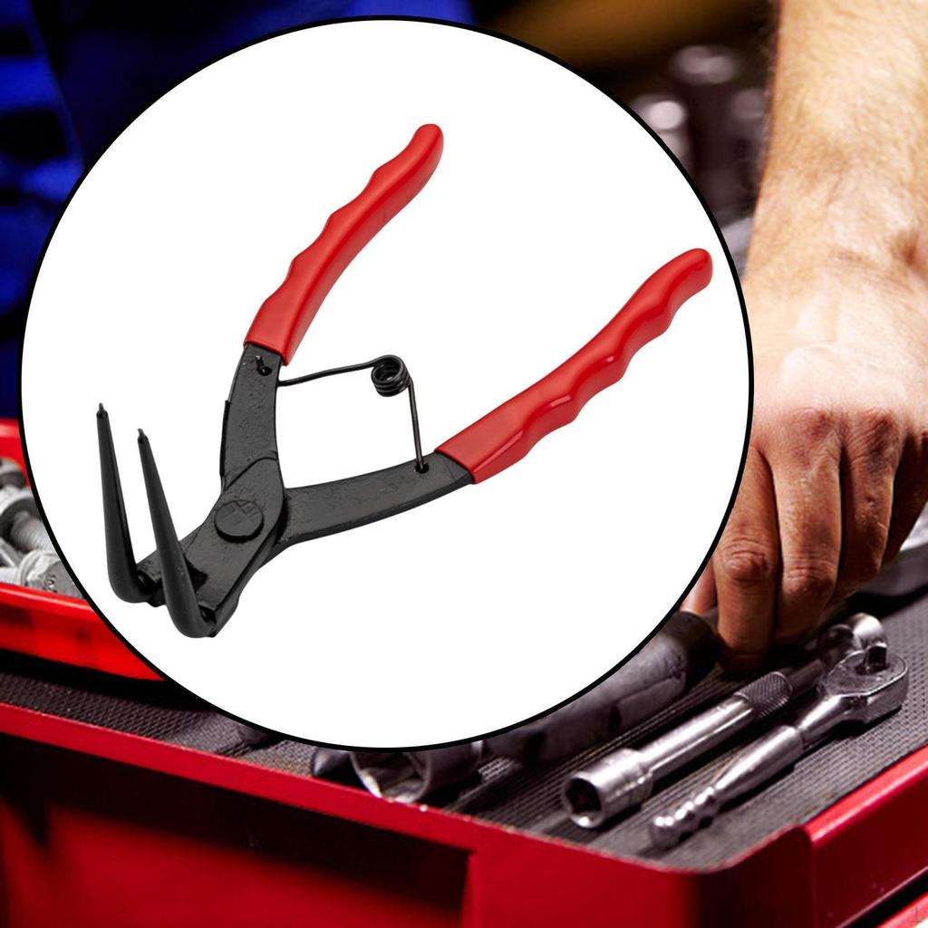 Snap Ring Pliers,Spring Loaded Pliers,Comfortable Grip Nonslip Handle Remover,Internal Circlip