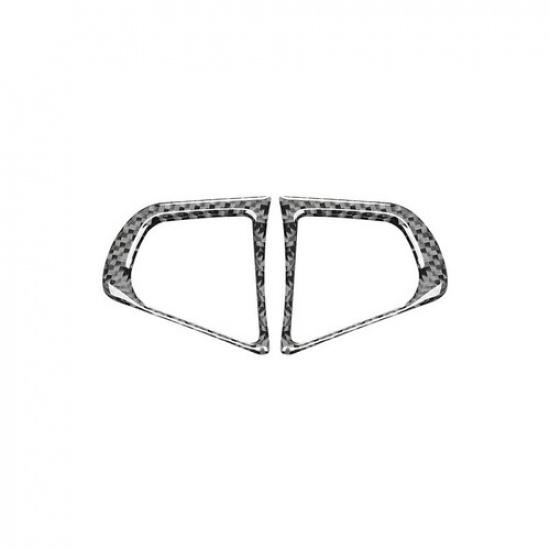 Carbon Fiber Car Steering Wheel Button Frame Cover For BMW 3 Series G20 -22