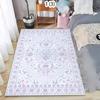 Bohemian Vintage Floral Rug Soft Non-Slip Stain-resistant Area Carpet for Living Room Bedroom Boho Retro Nordic Decor Floor Mat