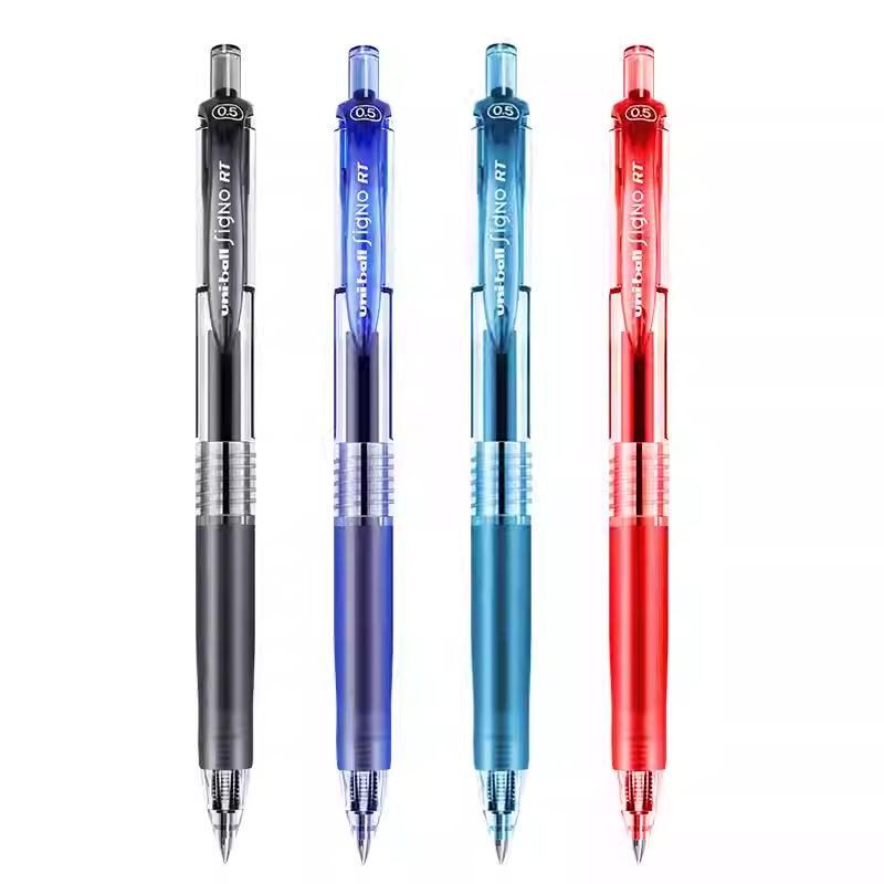 Mitsubishi UMN-138/105 Click Gel Pen (0.38mm) & Ballpoint Pen (0.5mm) for Office/Student Use