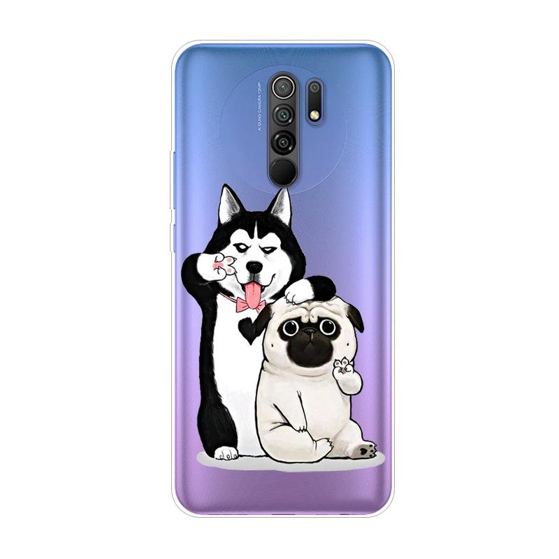 For Coque Redmi 9 Case Transparent Soft TPU silicon Phone Cover For Xiaomi Redmi 9 Case Redmi9 Clear Fundas For Redmi 9 6.53"