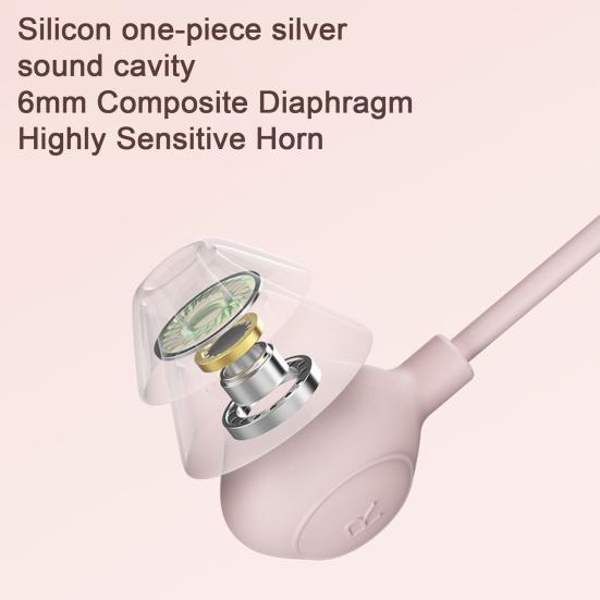Kabelgebundene Kopfhörer, komfortable In-Ear-Geräuschisolierung, HiFi-Sound, schwerer Messinglautsprecher, empfindlicher Typ-C-Ohrhörer