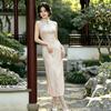 Sleeveless national style new Chinese daily Suzhou long cheongsam improved young 1011 new women's high sense