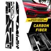 Gloss 5D Carbon Fiber Interior Trim Decal Sticker For Honda Civic 2016- EOA