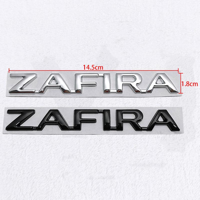 ZAFIRA Beschriftung Heck-Hecklogo Autoaufkleber für Opel ZAFIRA Emblem Karosserie-Umbau Heckklappen-Emblem Autozubehör Aufkleber zur Dekoration
