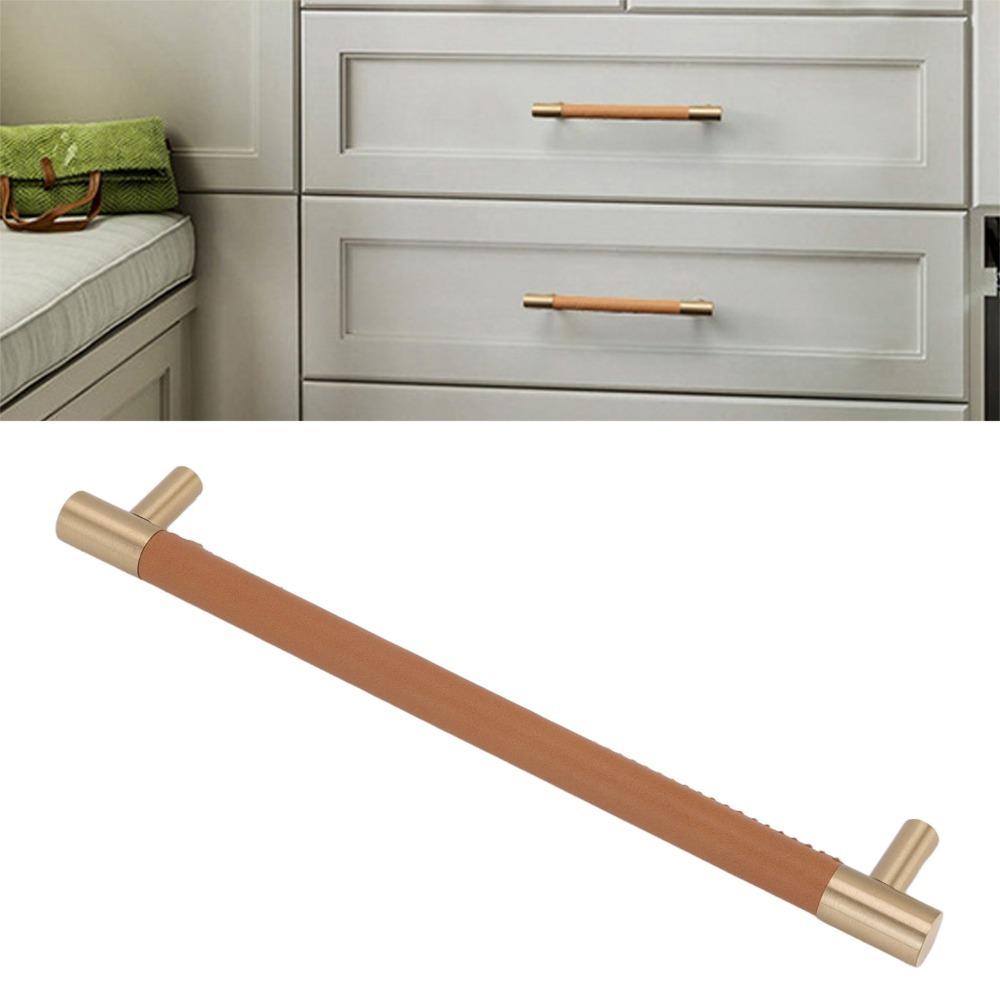 Center To Center 224mm Pull Handle Brass Cupboard Handle Bar Drawer Pull Handle Kitchen Cabinets