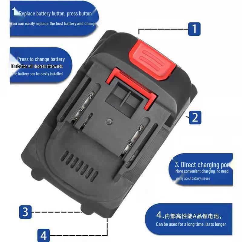Portable High-Pressure Lithium Battery Water Gun for Car Wash & Garden Use