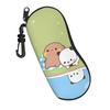 Bubu Yier Beer Cartoon Glasses Case Unisex Protective Zipper Eyewear Storage Box Glasses Box