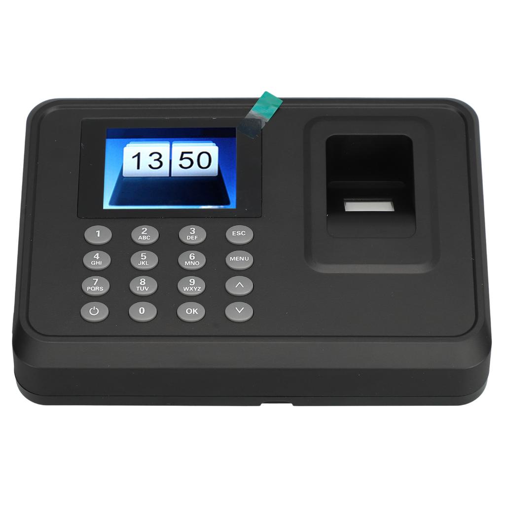 Fingeravtryck Lösenord Tidklocka 2,4 tums TFT Färgskärm 1000 Fingeravtryck Närvaromaskin