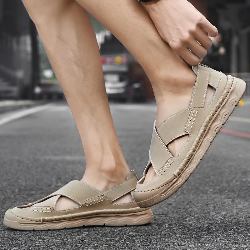 Summer Men's Large-size Breathable Fashionable Trendy Sandals Outdoor Beach Sandals 38-46