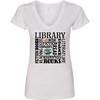 Inktastic Library Books Reading Librarian  V-Neck Kids Boys T-Shirt Read Teacher