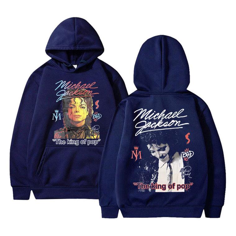 Classic Vintage Michajackson Graphics Hoodie Men Women Hip Hop Punk Rock Sweatshirt Male Gothic Harajuku Oversized Hoodies