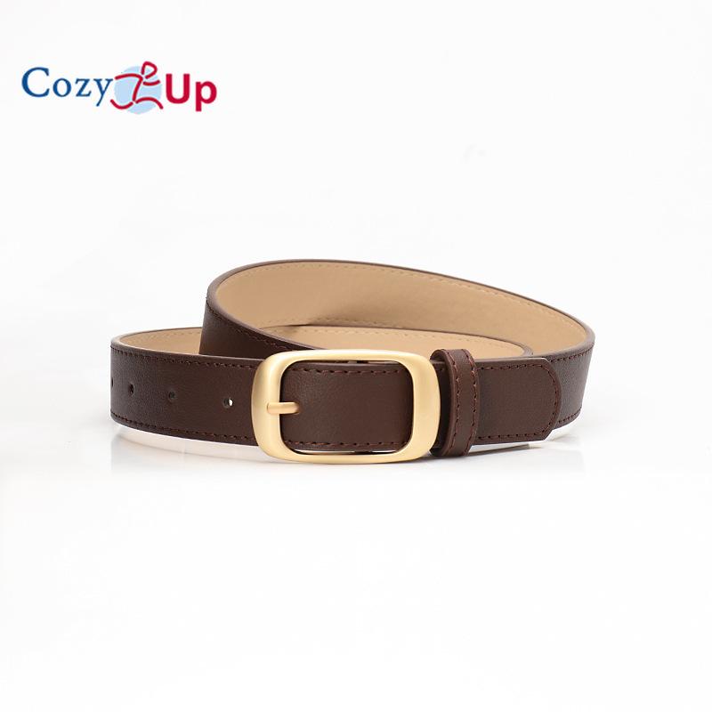 

Женские ремни для джинсов из искусственной кожи 103x2.8cm темно-коричневого