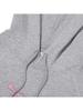Big Clover Cherry Graphic Fleece Hoodie [Melange Gray]