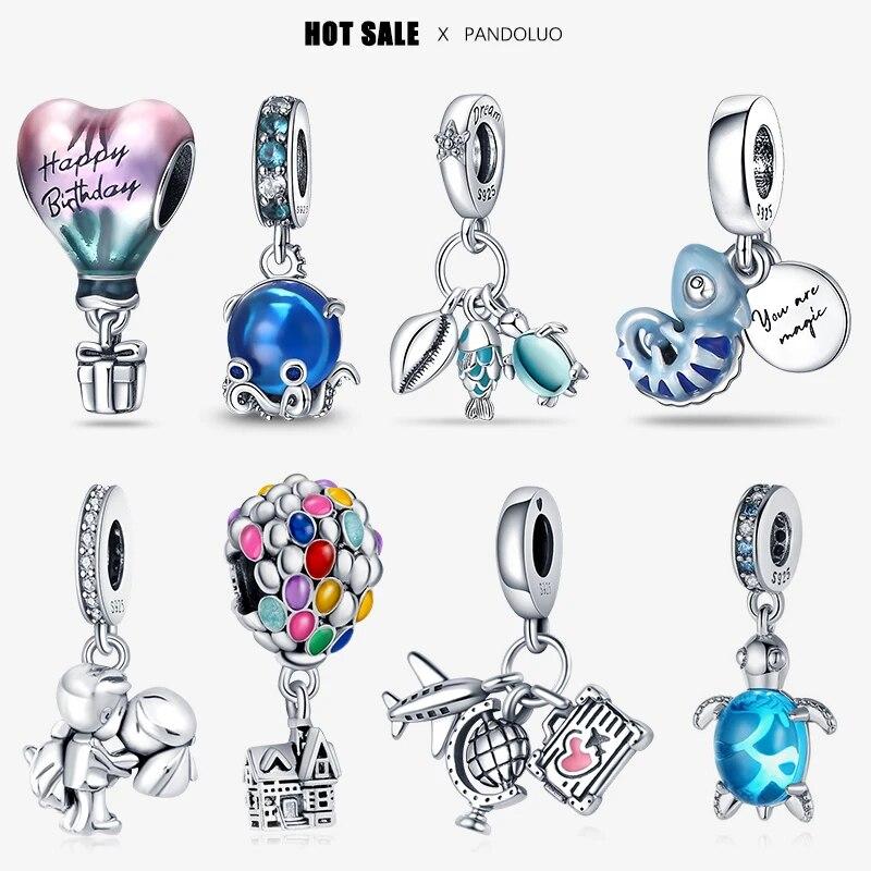 

Новинка 2024 года в продаже, оригинальные очаровательные бусины, подходят для браслета для женщин, серебро 925 пробы, светящийся обесцвеченный кулон, бисер, ювелирное изделие, подарок