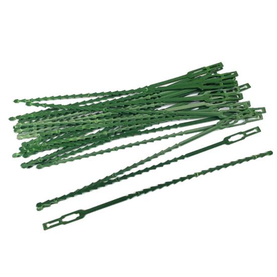 100 Pcs Reusable Plant Ties Adjustable Plant Twist Ties Self-locking Cable Ties for Indoor Outdoor Climbing Plants Cables Organization