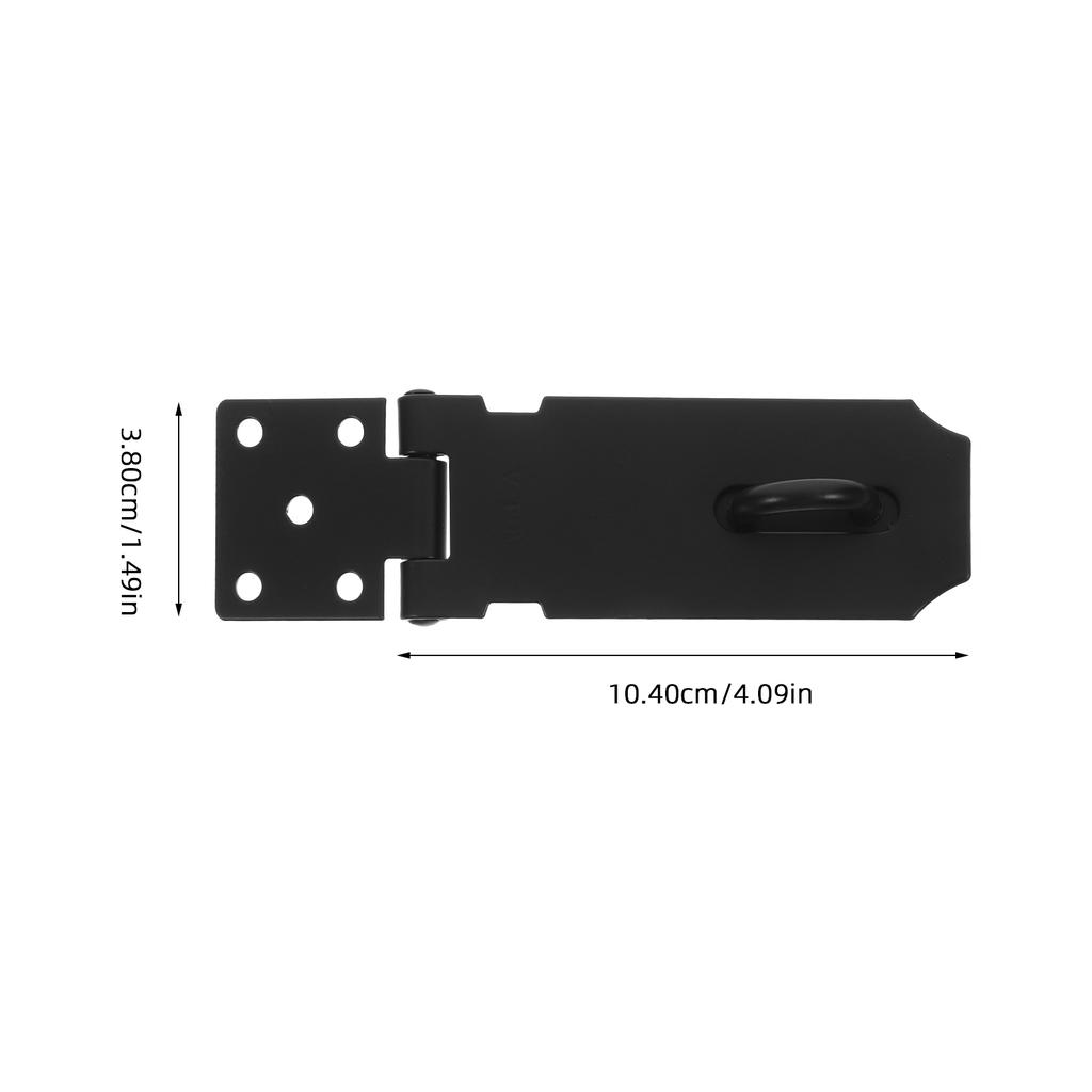 Stainless Steel Door Latch Heavy Duty Padlock Hasp for Shed Cabinet Gates Outdoor SafetyLatch Hardware Metal Lock Small Design