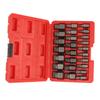 25PCS Screw Extractor Set Efficient Steel Easy Out Multi Spline Bolt Extractor Set for Power and Hand Tools