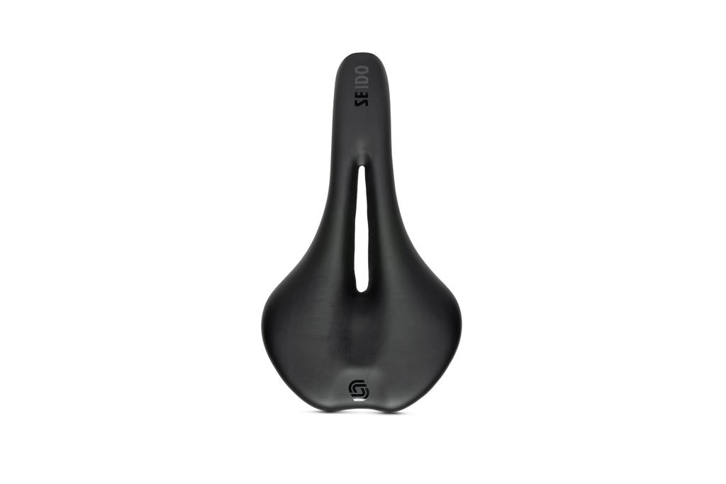 Seido Bicycle Saddle Evo Seat Black Rail One Size Seat/Black