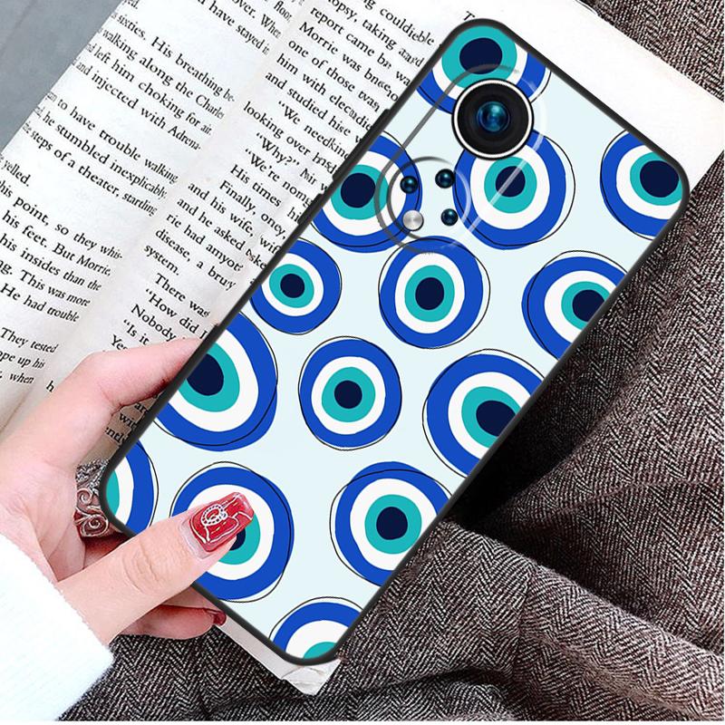 Evil Eye Lucky Eye Blue Case For Honor Magic 8 6 7 Lite Honor 400 200 Pro 50 70 90 X8c X8b X9a X9c X9b X9d Win Cover
