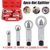 4pcs 9-27mm Nuts Splitter Cracker Tools Set Heavy Duty Nut Breaker Remover Rust Manual Extractor Tools For Workers DIY Families