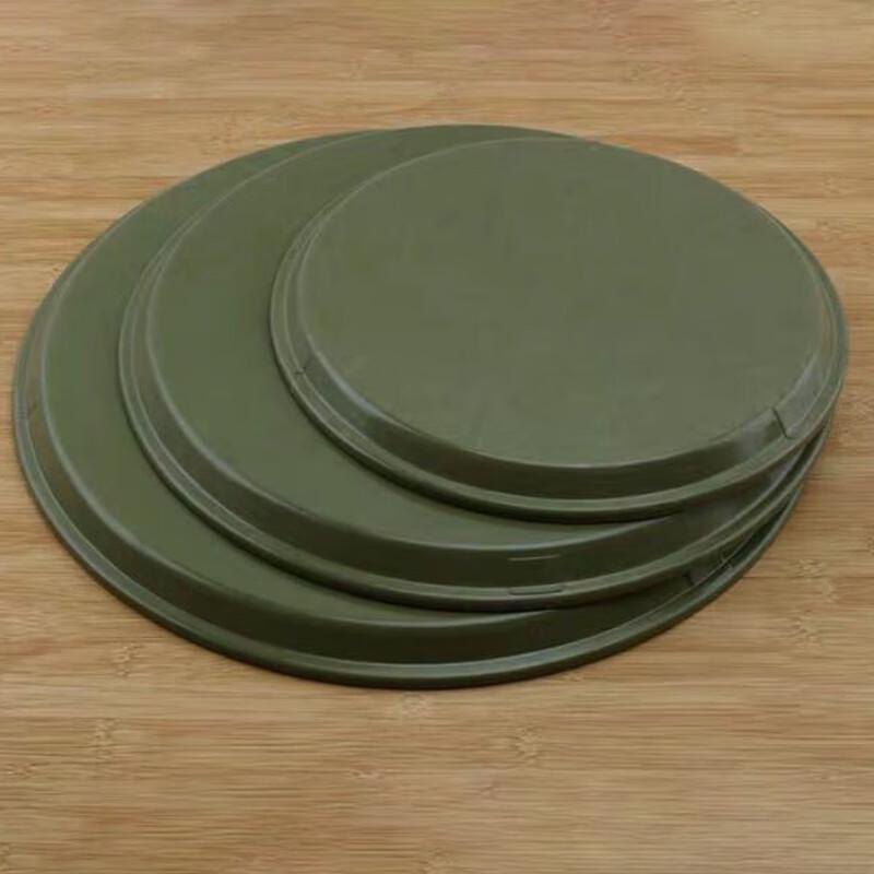 SPSR Anti-slip Round Plastic Serving Trays