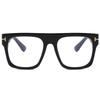 Oversize Square Frame Clear Lens Glasses Metal Hinge Myopia Nerd Spectacles Degree -0.5 -1.0 -2.0 -3.0 -4.0 to -6.0