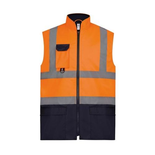 Yoko Unisex Adult Two Tone High-Vis Body Warmer