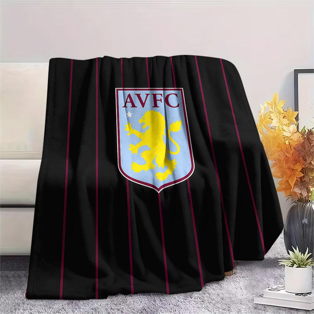 Aston Villa FC Flannel Blanket, High quality Comfortable for All Seasons, Home Decor, Warmth and Comfort