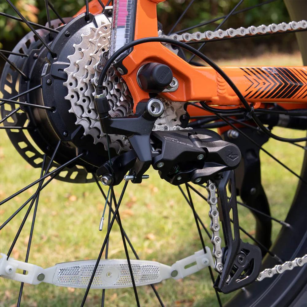 Electric Bicycle Cyrusher Ranger 750W Motor Fully Suspension Adult Electric Bike 52V 20AH Dual Hydraulic Brake 26" Fat Tire Max Load 150kg