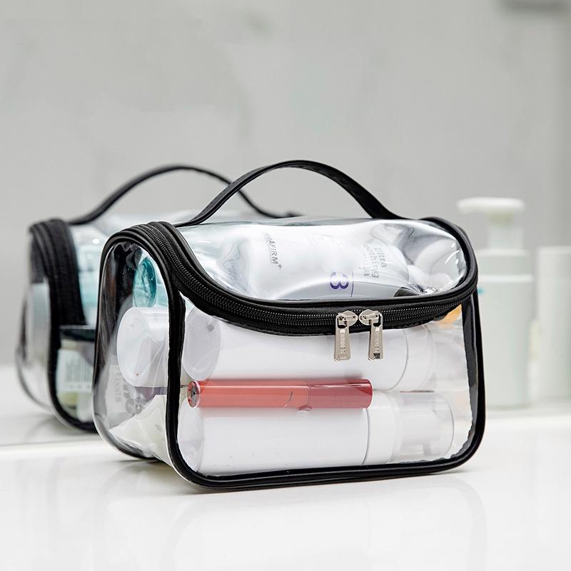 Large Capacity Waterproof Transparent Laser Cosmetic Bag Portable Storage Bag